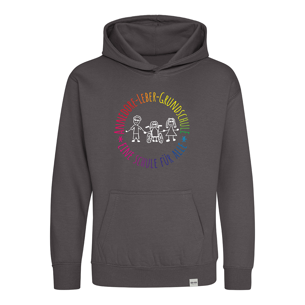 Kapuzenpullover (Hoodie) – Dunkelgrau