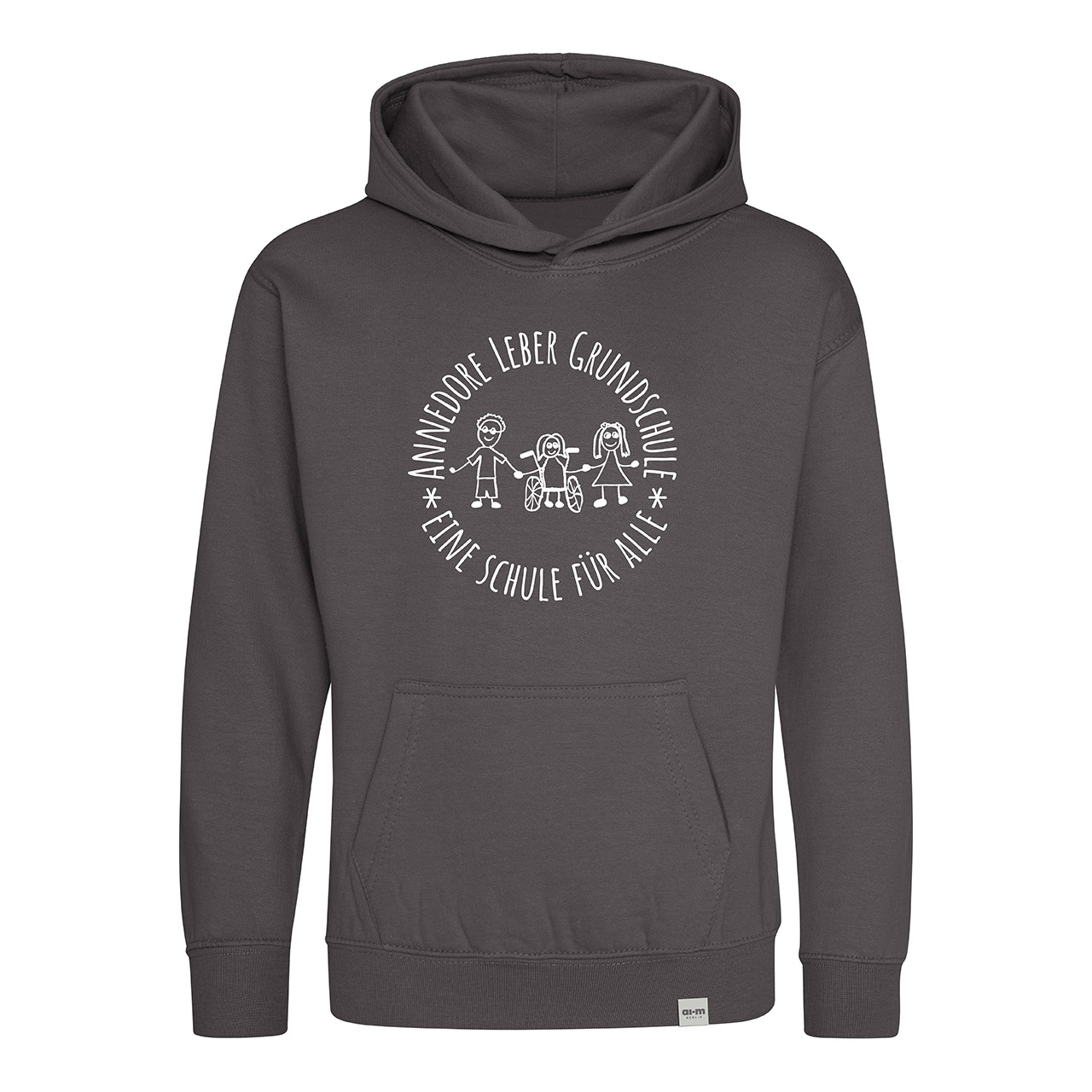 Kapuzenpullover (Hoodie) – Dunkelgrau
