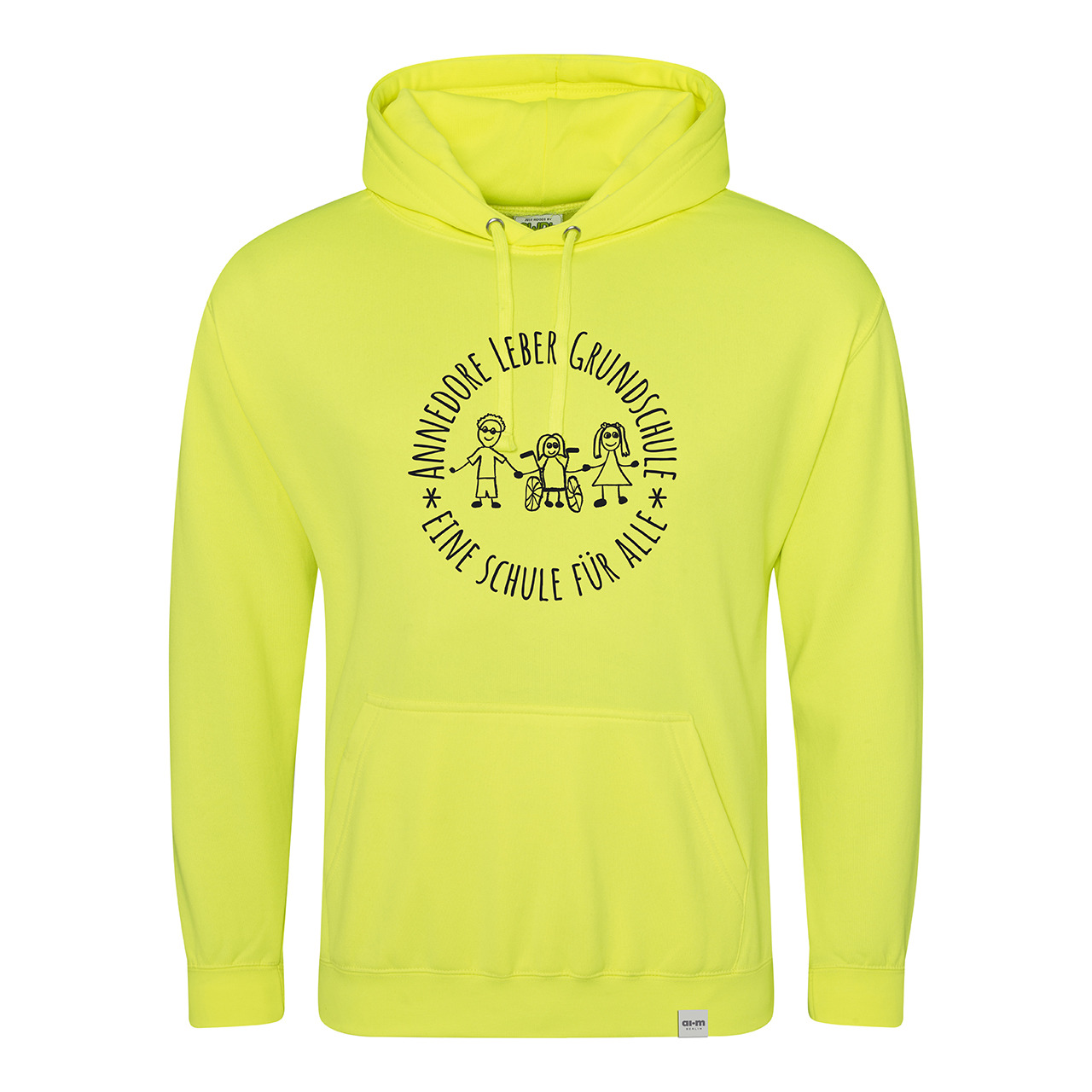 Kapuzenpullover (Hoodie) – Neongelb
