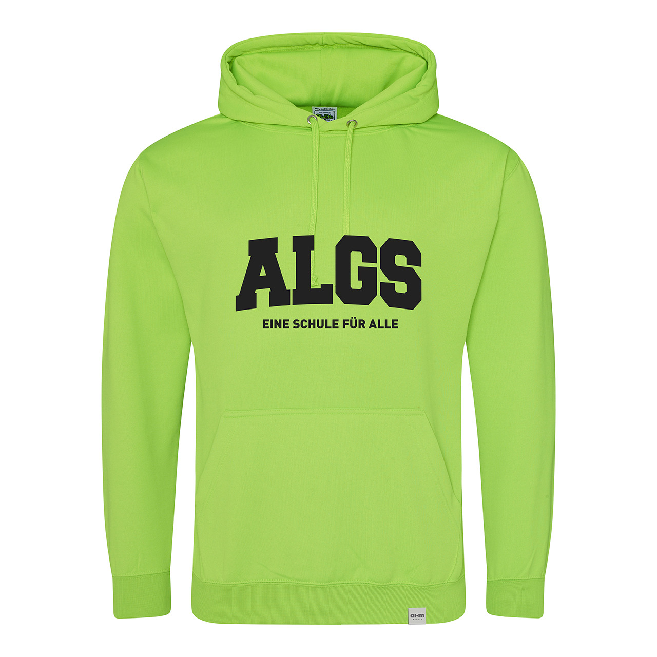 Kapuzenpullover (Hoodie) – Neongrün