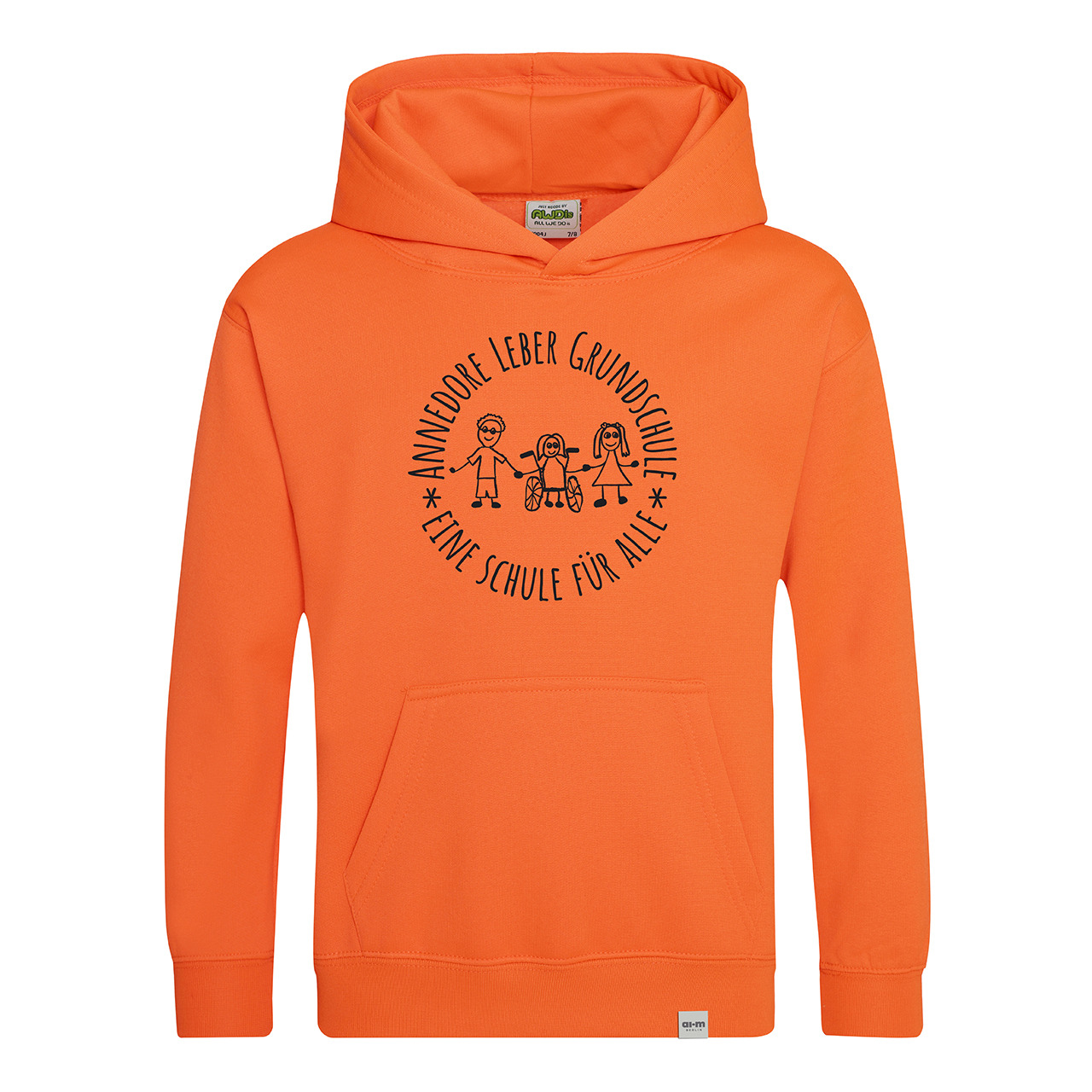 Kapuzenpullover (Hoodie) – Neonorange