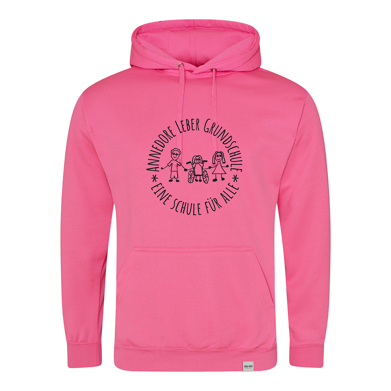 Kapuzenpullover (Hoodie) – Neonpink