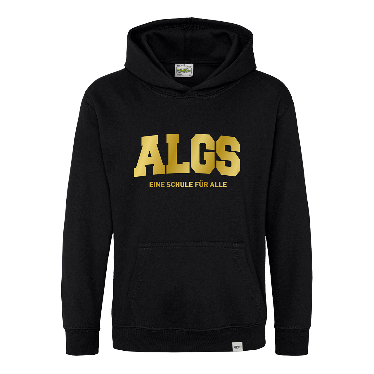 Kapuzenpullover (Hoodie) – Schwarz