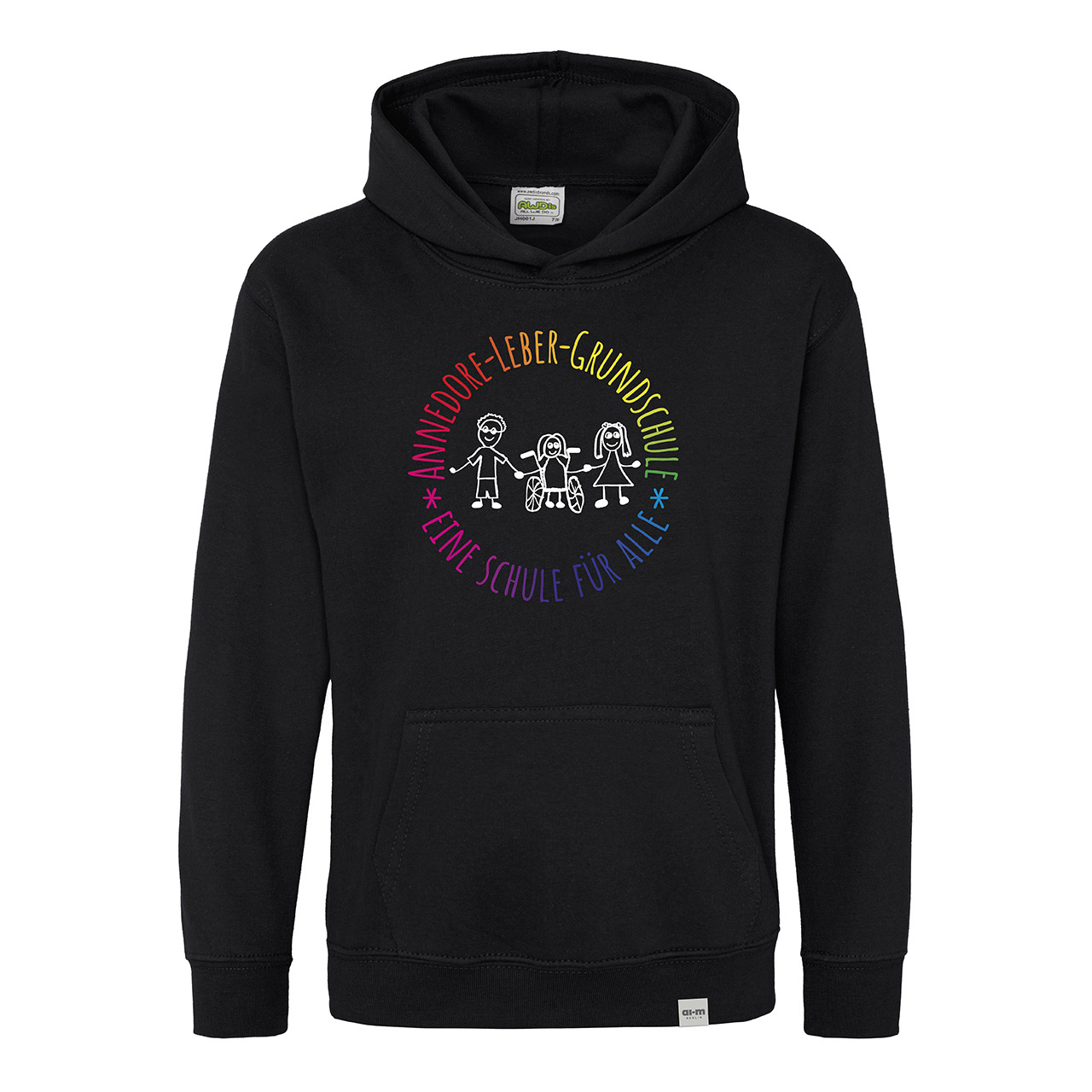Kapuzenpullover (Hoodie) – Schwarz