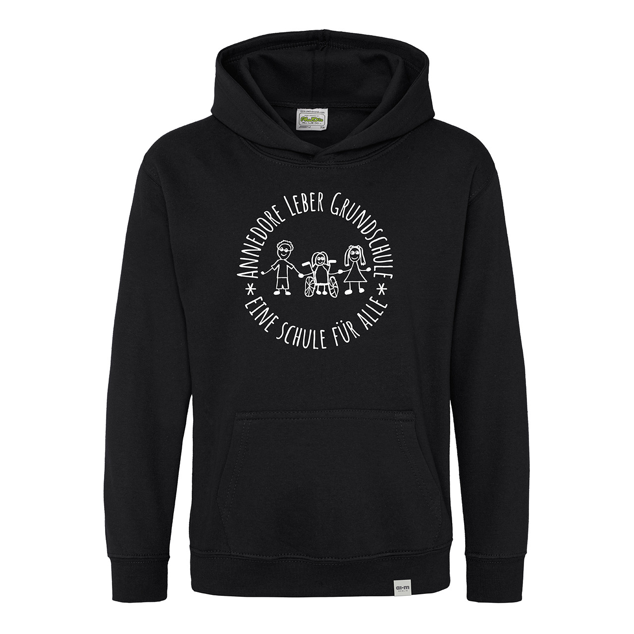 Kapuzenpullover (Hoodie) – Schwarz