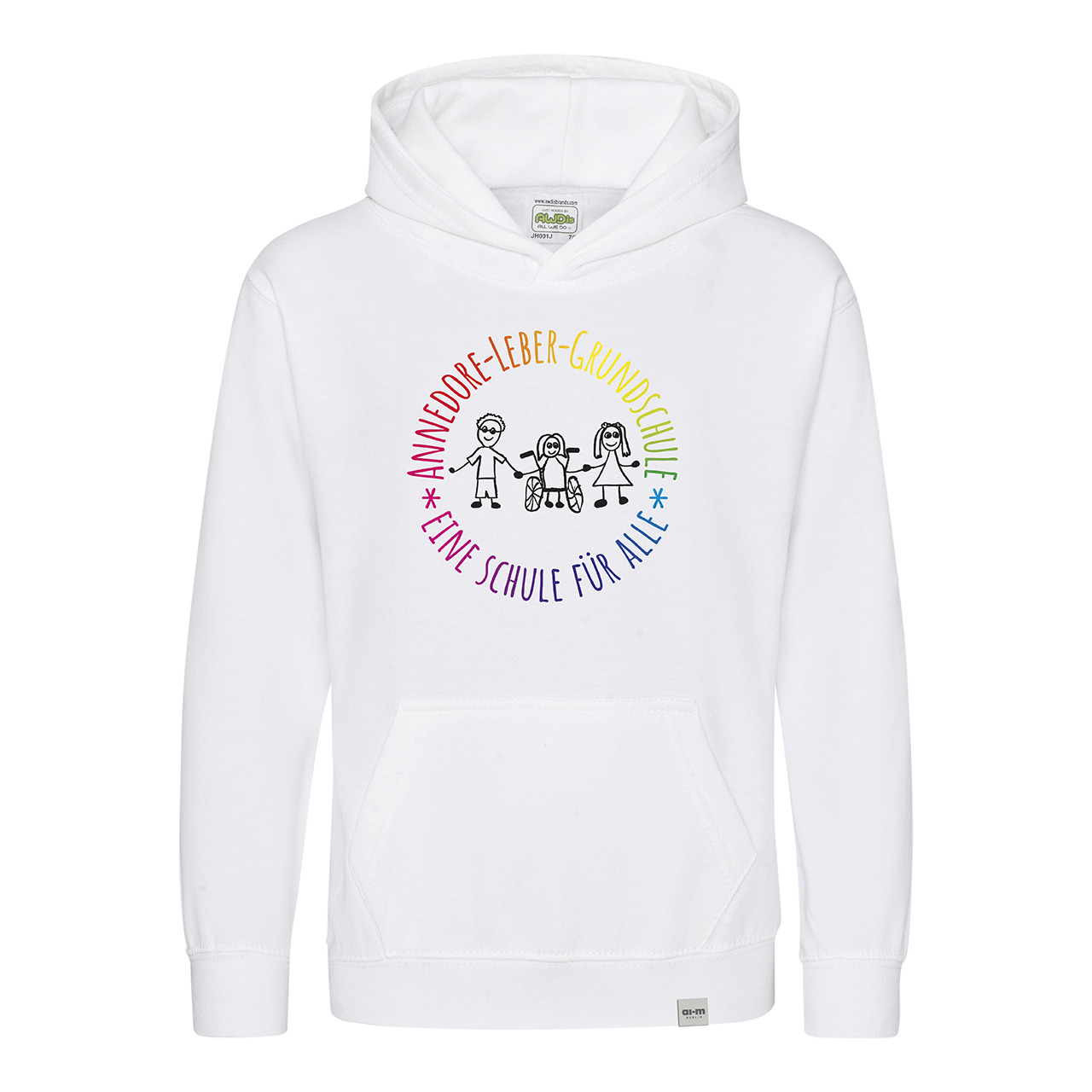 Kapuzenpullover (Hoodie) – Weiß