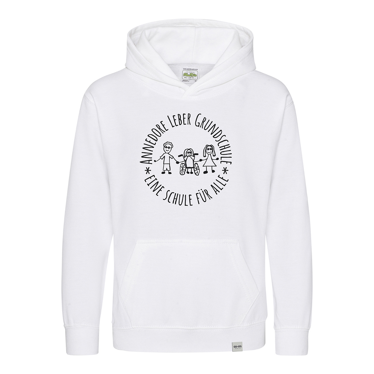 Kapuzenpullover (Hoodie) – Weiß