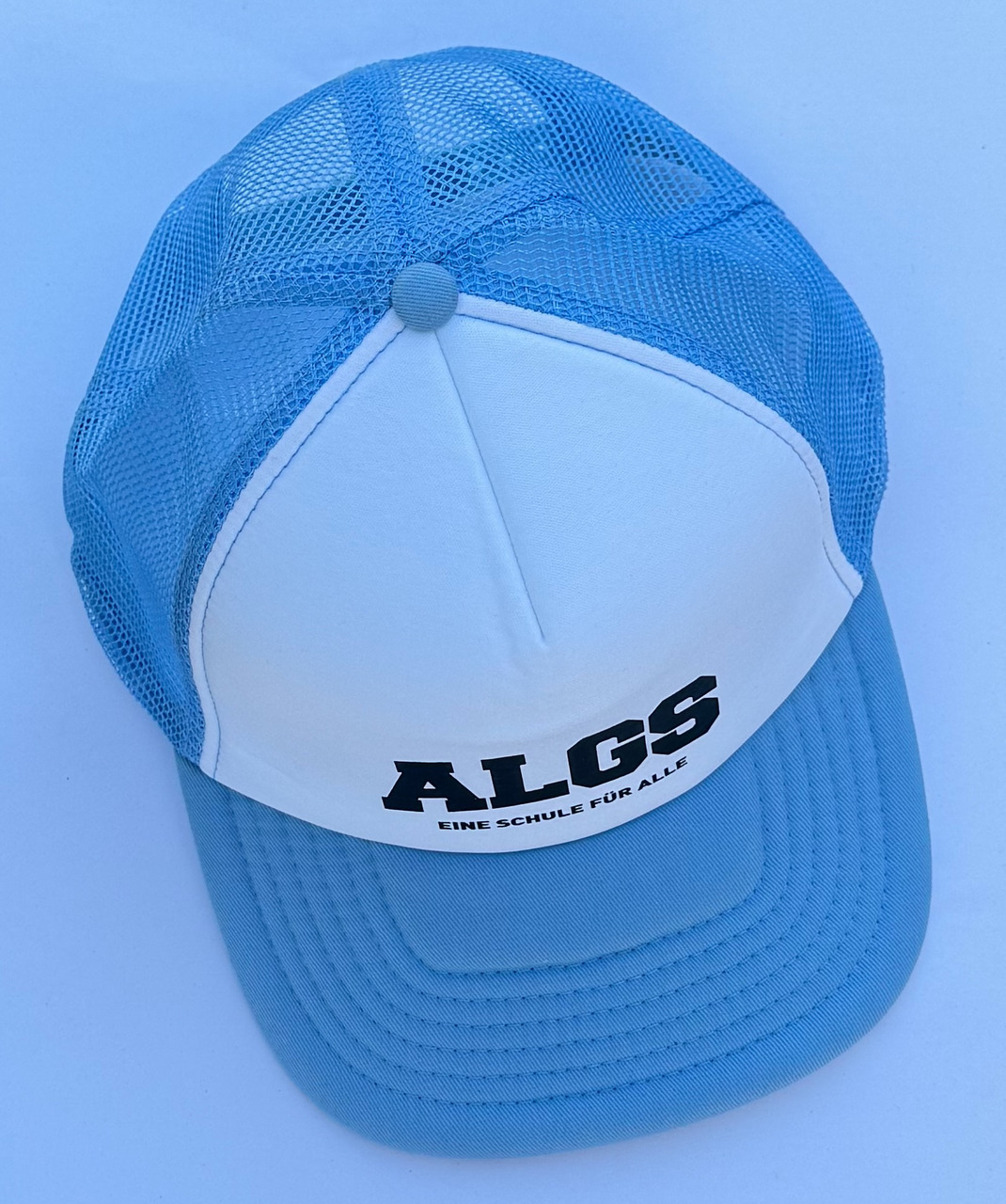 Cap (Kappe, Schirmmütze) – Sky-Blue-White