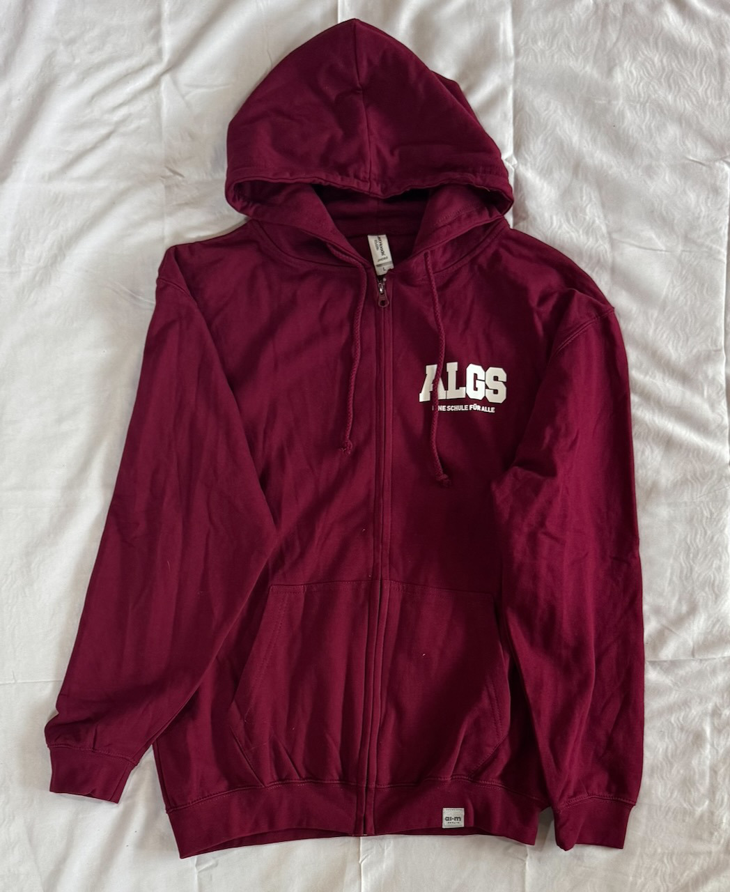 Kapuzenjacke (Zoodie) – Burgundy