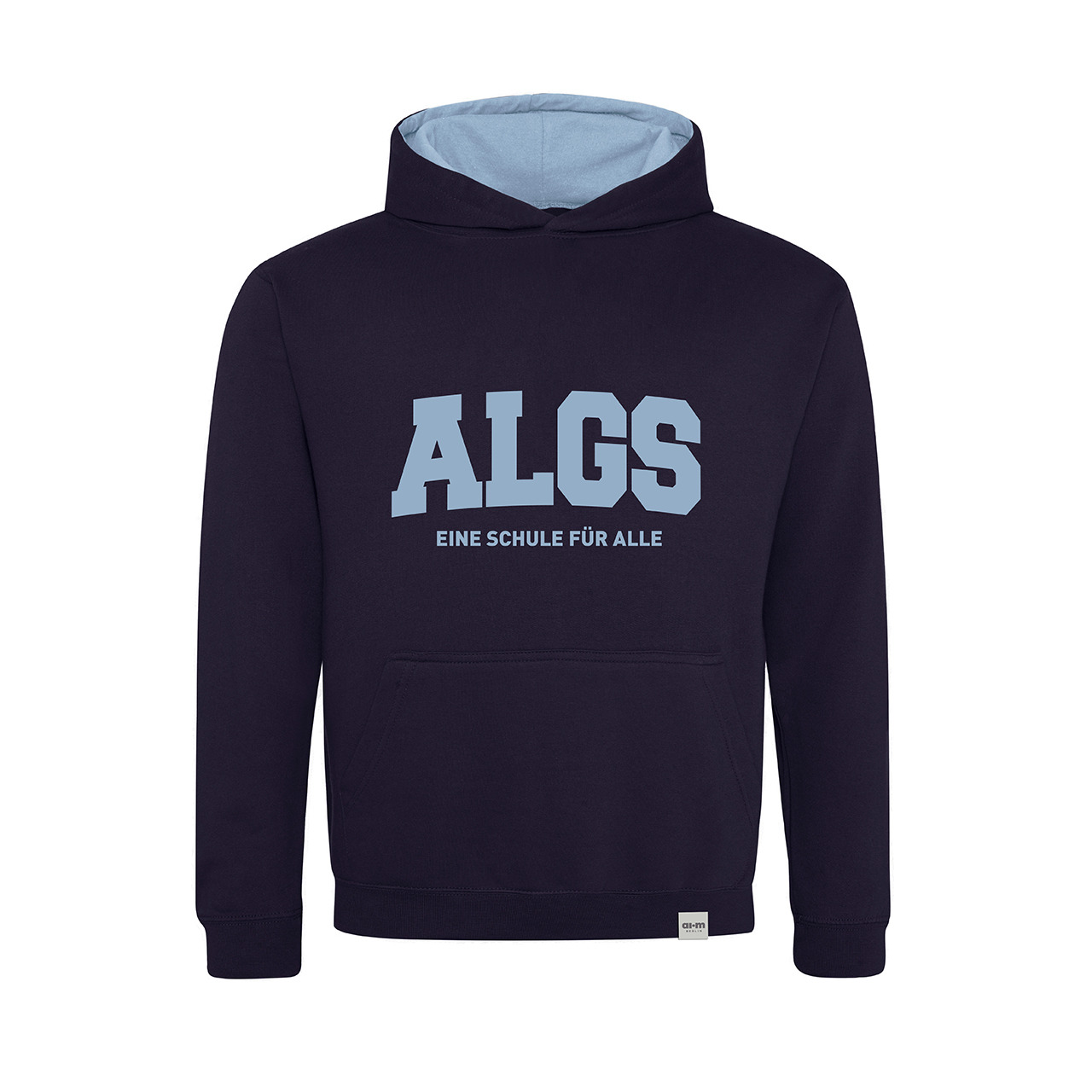 Varsity-Hoodie (Zweifarbig) – Navy-Skyblue