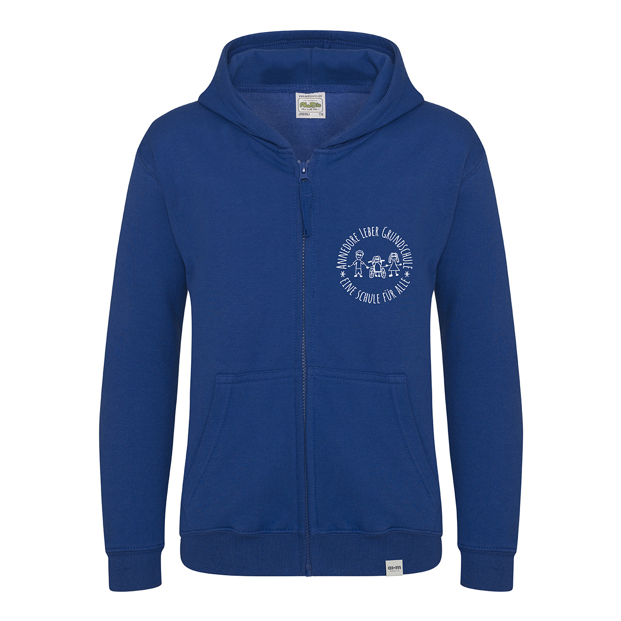 Kapuzenjacke (Zoodie) – Royalblau